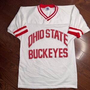 Vintage Ohio State Buckeyes Football Practice mesh athletic jersey 90s Logo 7